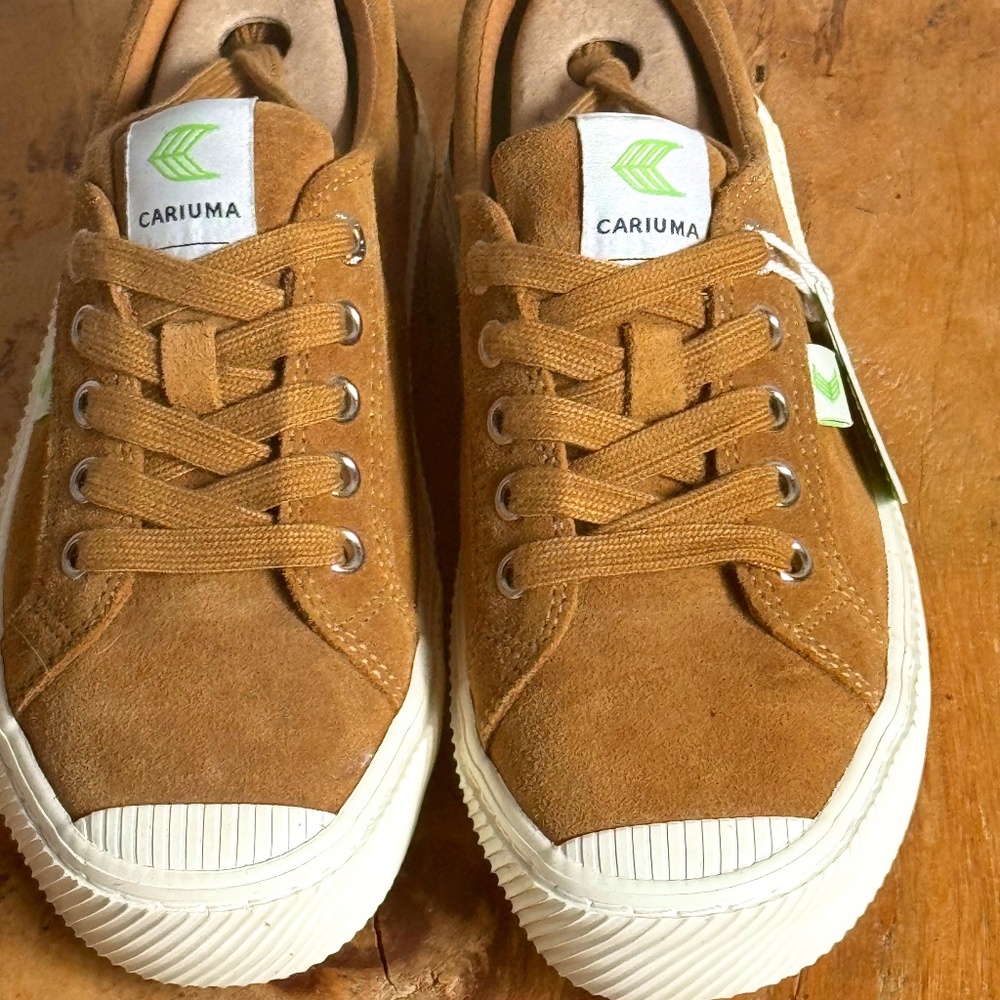 Brand New Cariuma Brown Suede Sneakers in Size 7